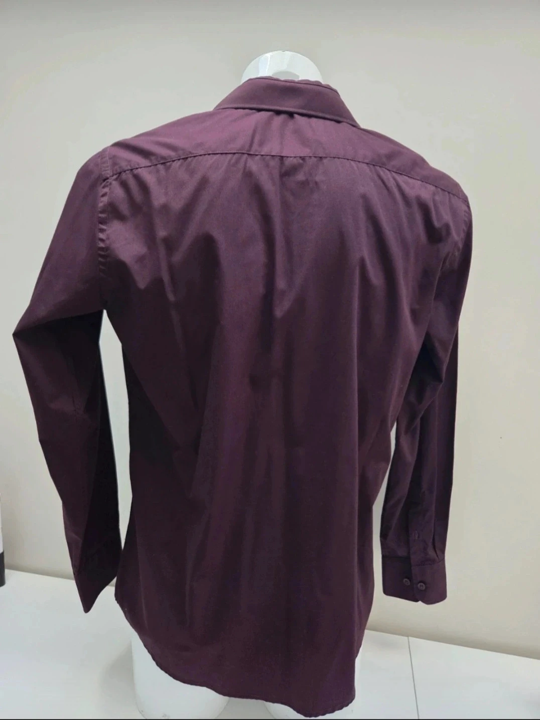 Camisa de aubergine de mangas compridas 42 nova – photo 3